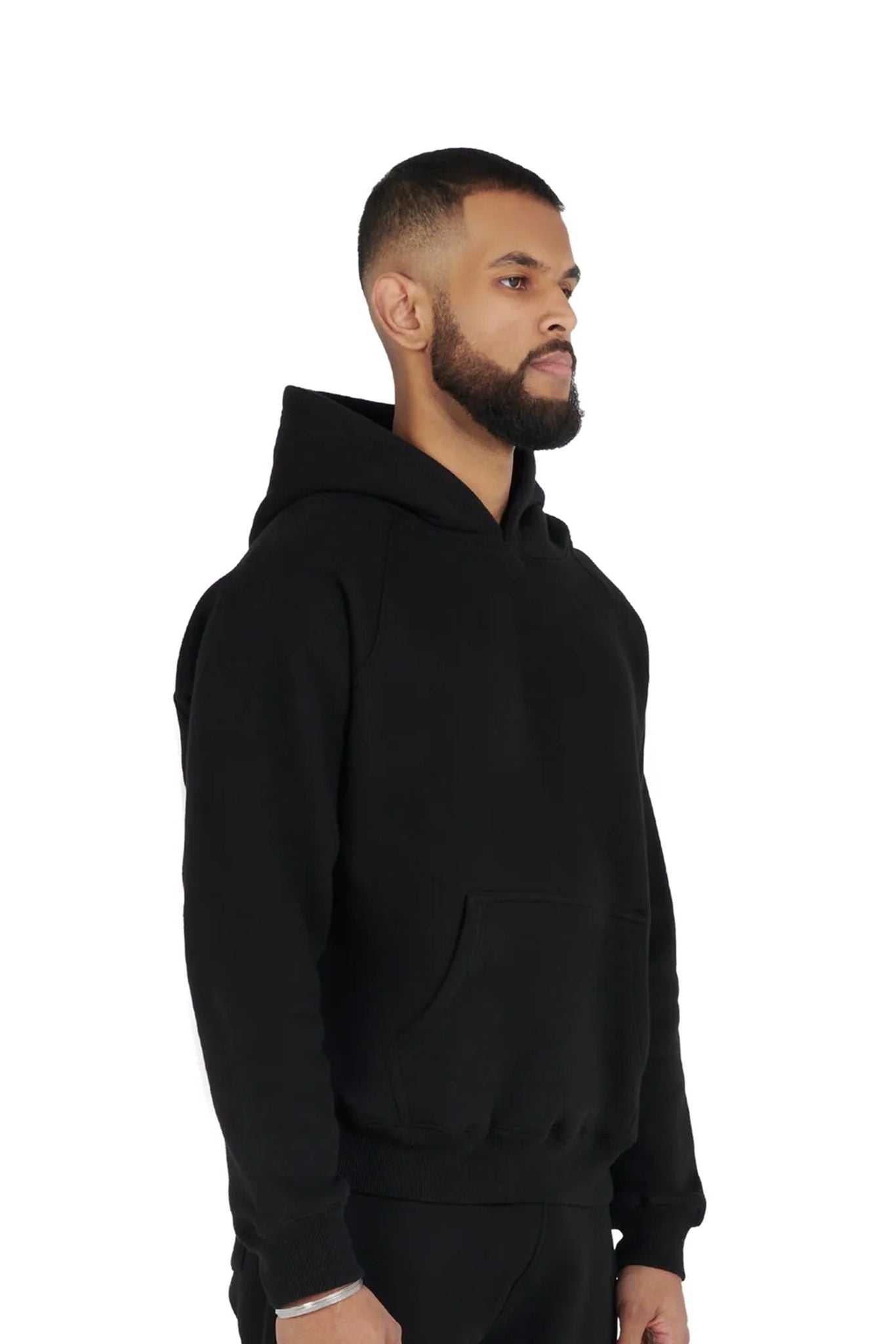 Ultra Luxury Oversized Hoodies 550GSM black front