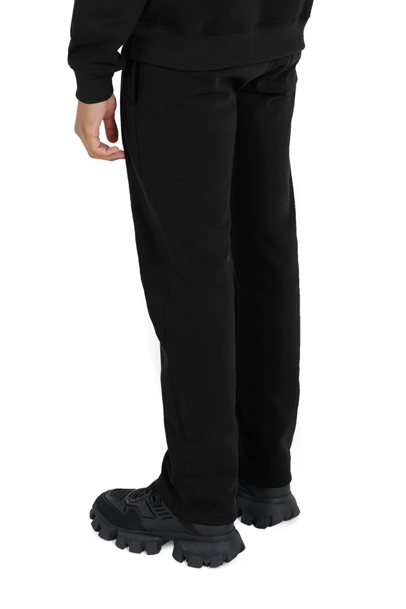 Ultra Luxury Straight Leg Joggers 550GSM black back