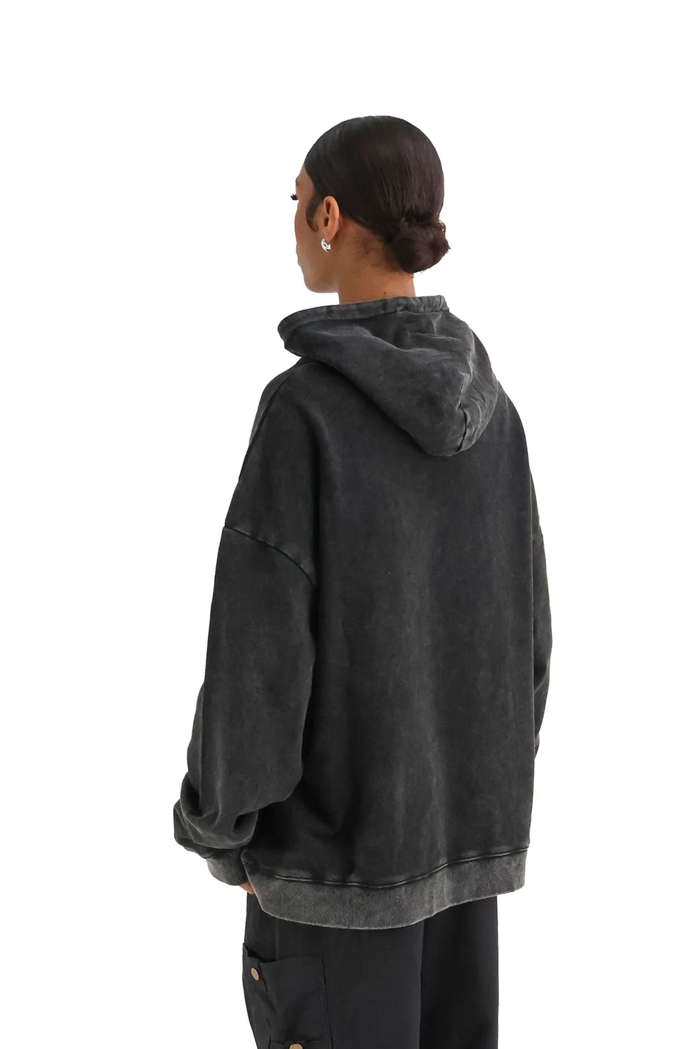 Vintage Acid Wash Oversized Hoodies 350GSM back